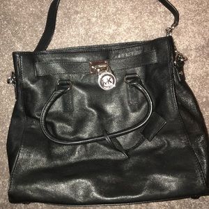 Michael Kors Hamilton Large - silver hardware